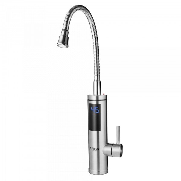 Oferte la Robinet Electric Flex Style 3300W Maner Monocomanda Teava Inox