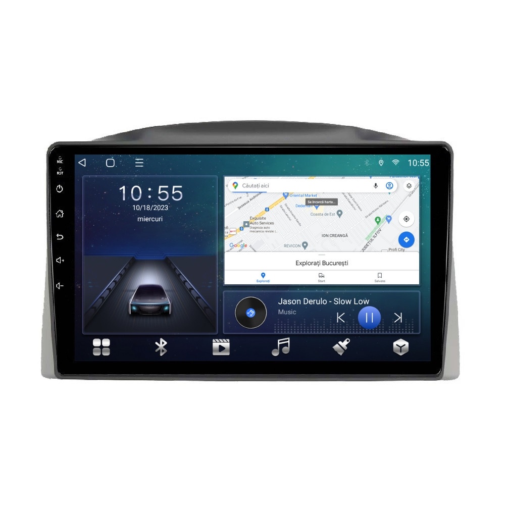 Oferte la Navigatie dedicata cu Android Jeep Grand Cherokee III 2004 - 2007 cu navigatie originala, 2GB RAM, Radio GPS Dual Zone, Display HD QLED 10" Touchscreen, Internet Wi-Fi si slot SIM 4G, Bluetooth, MirrorLink, USB