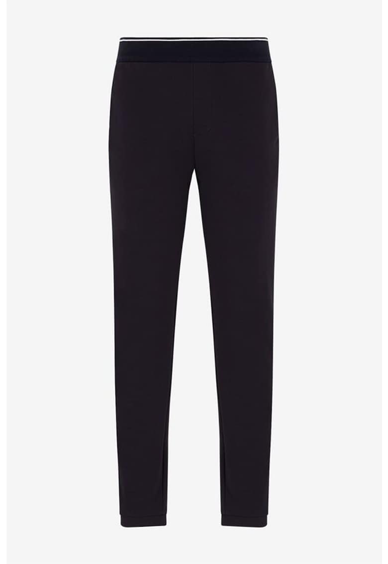 Oferte la Pantaloni sport cu talie elastica - Negru