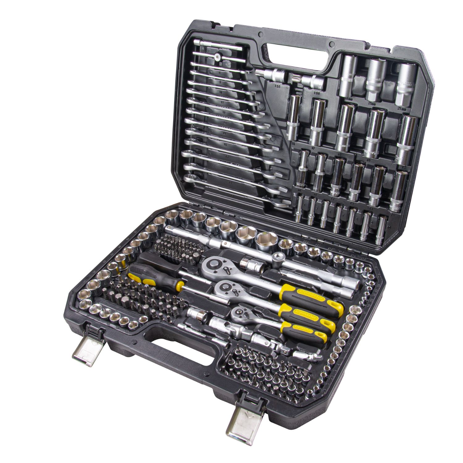 Oferte la Set Tubulare Topmaster ¼ si ½, 216 pcs + 3/8 CR-V First Generation 