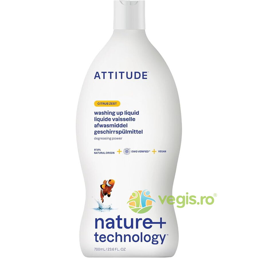 Oferte la Lichid de Spalat Vase cu Coaja de Citrice 700ml
