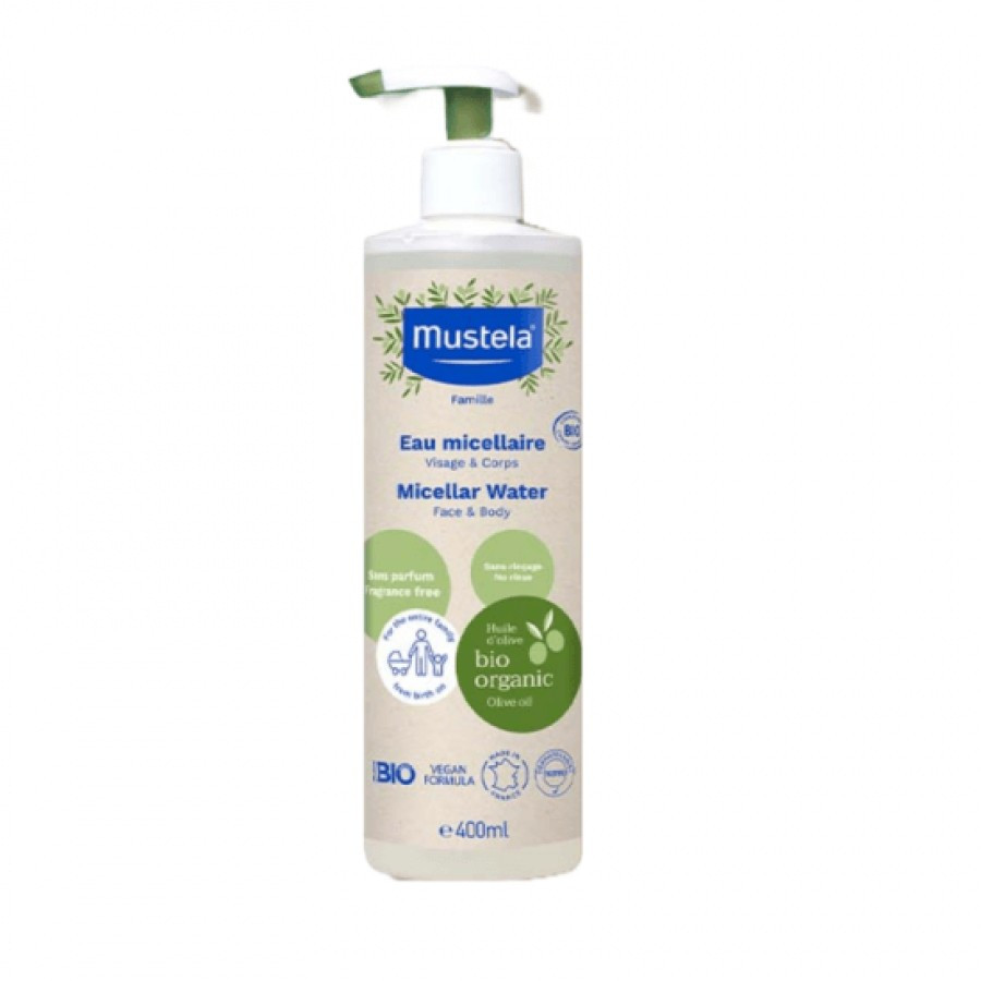 Oferte la Apă micelară Eco pentru fata si corp Mustela, 400 ml