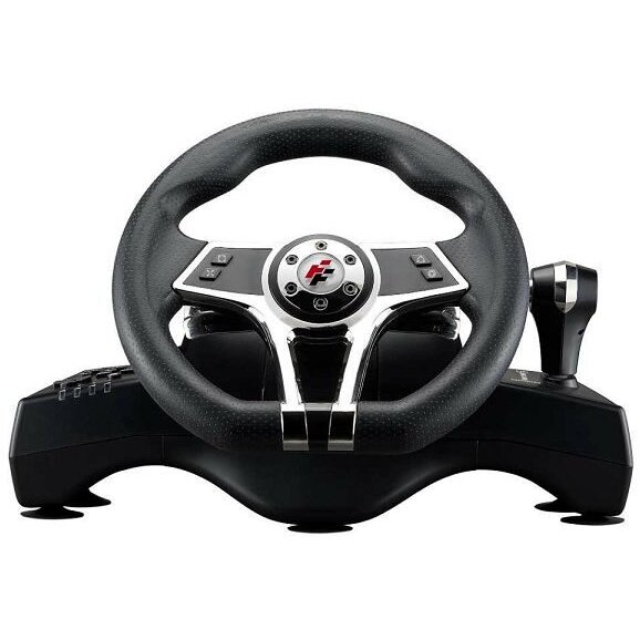 Oferte la Volan Gaming Hurricane Negru/Argintiu
