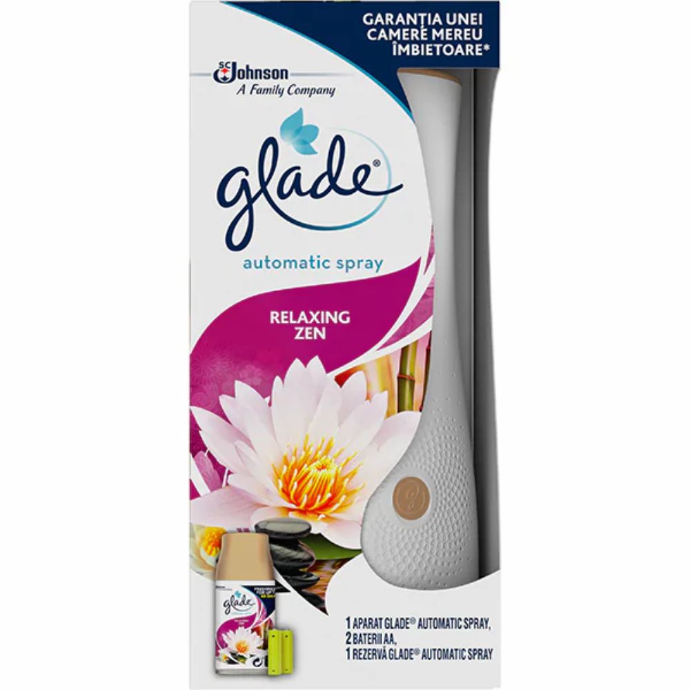 Oferte la Odorizant camera Glade automatic spray, relaxing Zen, 269 ml