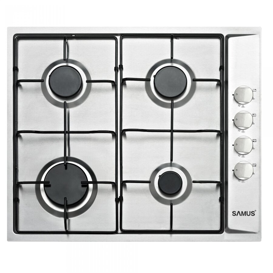Oferte la Plita Incorporabila PSG-64SX Gaz Gratare Metalice Latime 58cm Inox