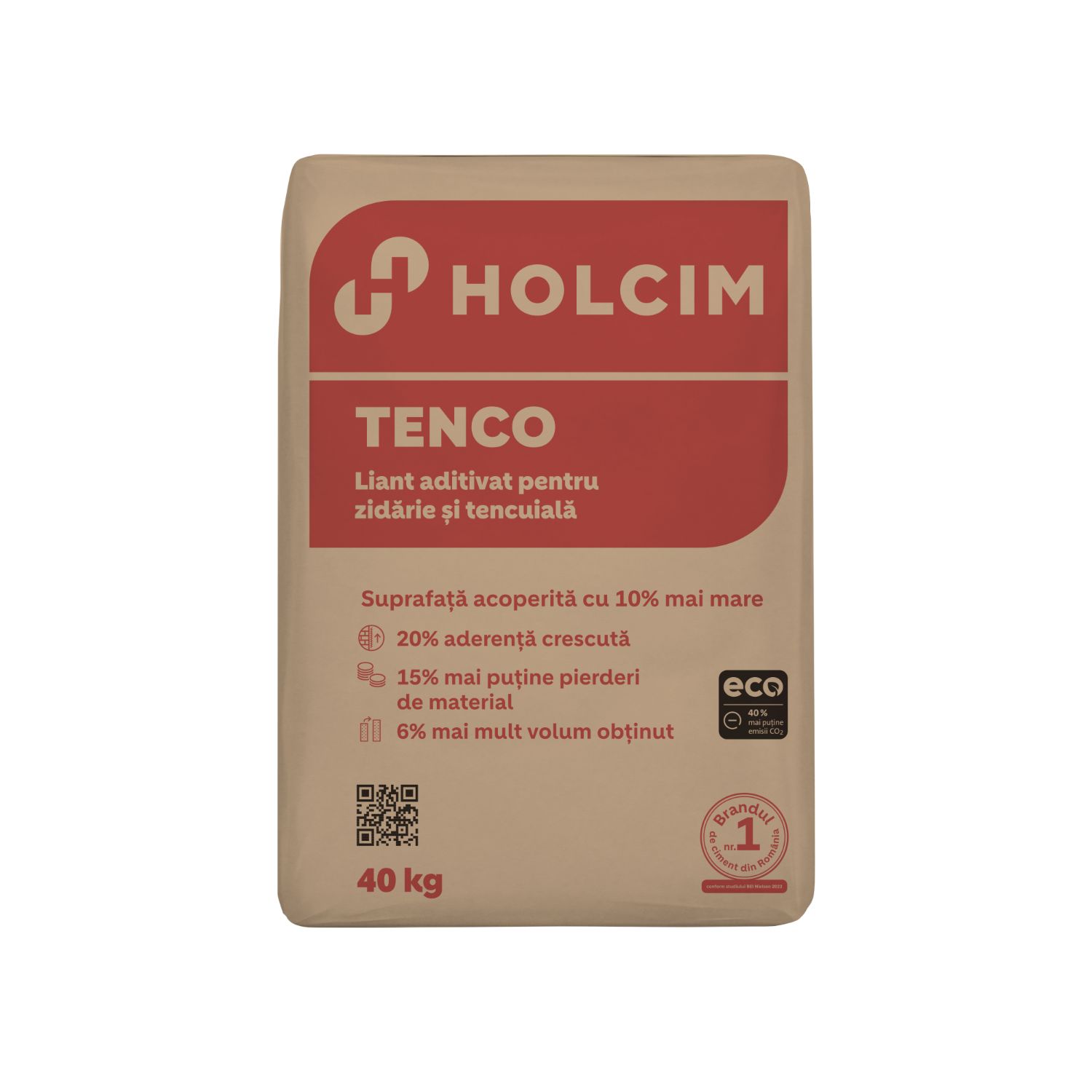 Oferte la Liant aditivat Holcim Tenco® pentru zidarie si tencuiala, 40 kg