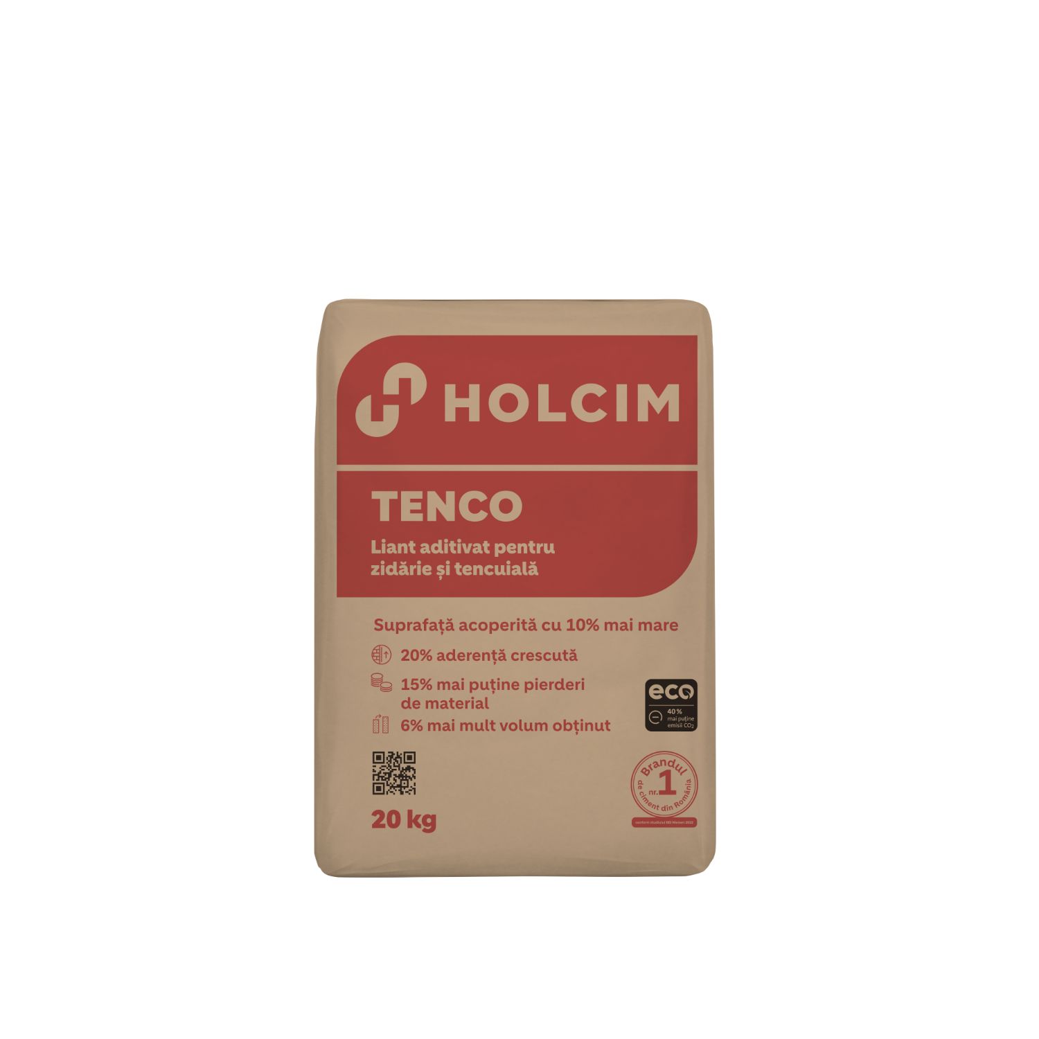 Oferte la Liant aditivat Holcim Tenco® pentru zidarie si tencuiala, 20 Kg