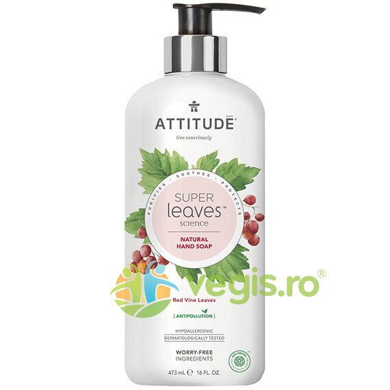 Oferte la Sapun Lichid de Maini cu Frunze de Vita de Vie Super Leaves 473ml