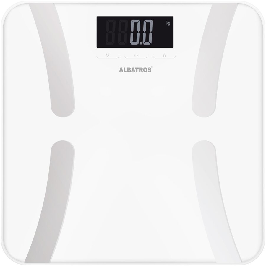 Oferte la Cantar Corporal HARMONY Afisaj LED Oprire Automata Alb