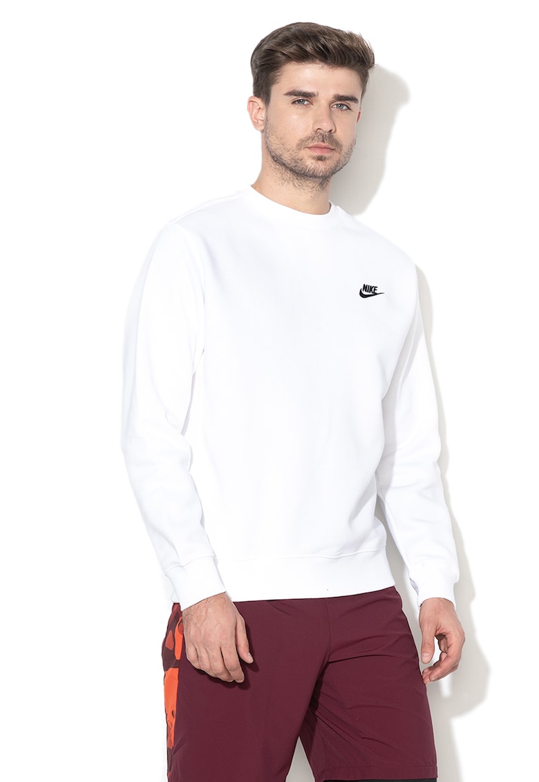 Oferte la Bluza de trening cu decolteu la baza gatului Sportswear369 - Alb