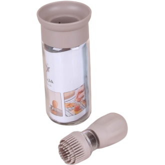 Oferte la Perie Silicon Sticla ulei 20 x 6.5cm Roz