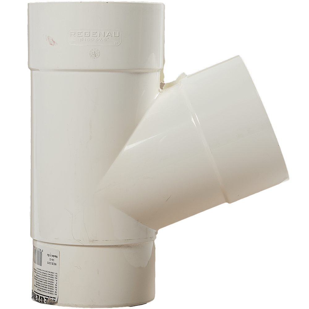 Oferte la Ramificatie pentru burlan, PVC, Regenau, 100 mm, alb