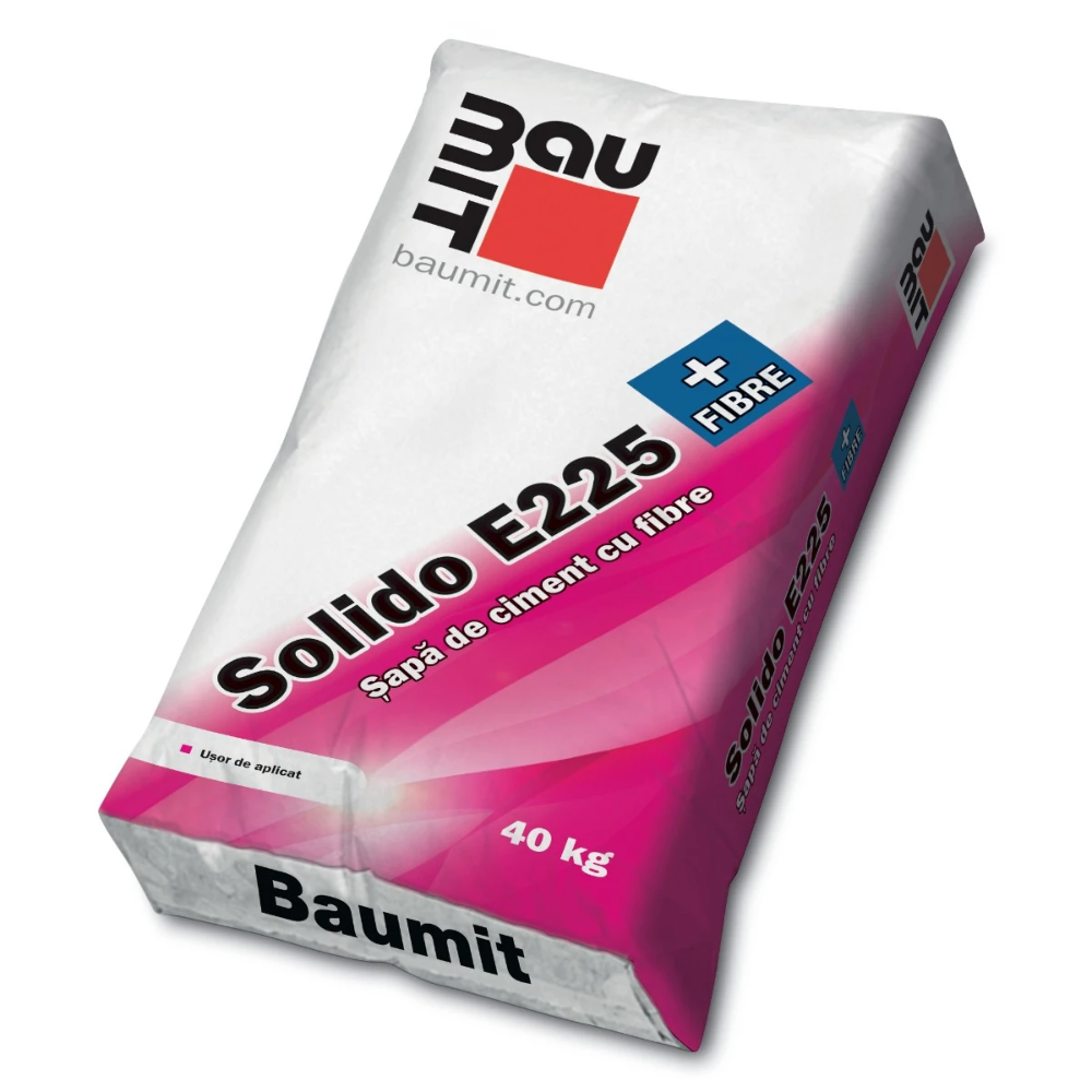 Oferte la Sapa de ciment cu aplicare manuala si mecanizata Baumit E225, 40 kg