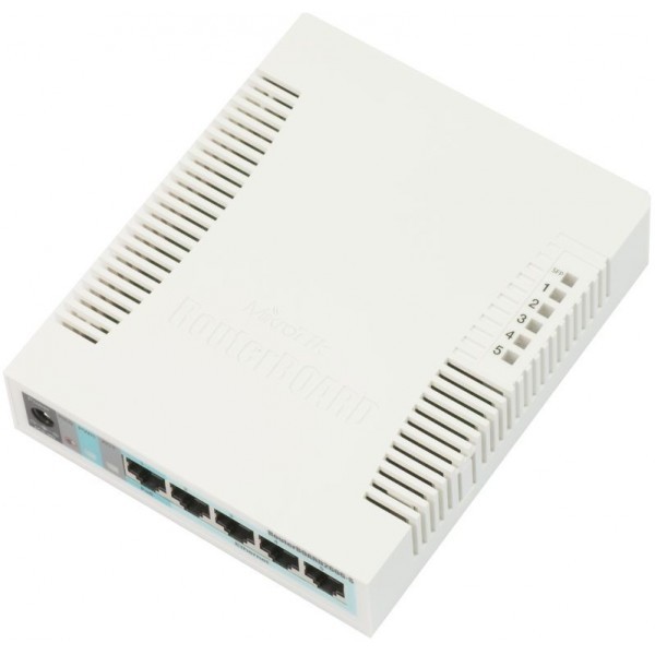 Oferte la Switch RB260GS, 5x Gigabit Ethernet, slot SFP, management, alimentare PoE