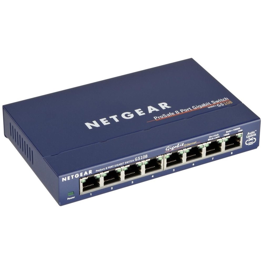 Oferte la Switch GS108GE, 8 porturi x 10/100/1000 Mbps, fara management