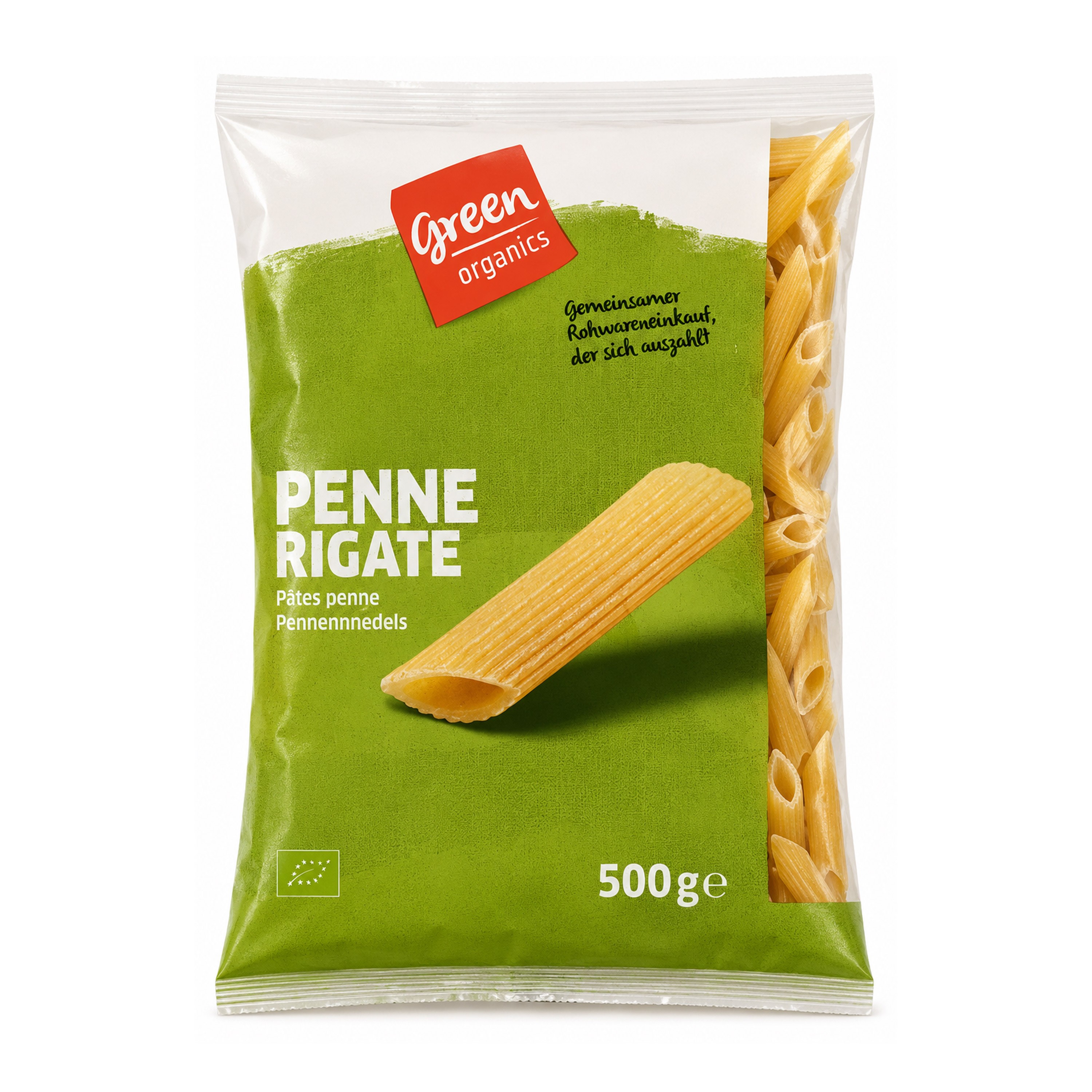 Oferte la Penne bio din grau dur, 500g Green Organics
