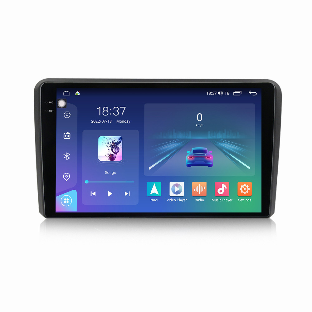 Oferte la Navigatie dedicata cu Android Audi A3 (8P1) 2003 - 2013, 4GB RAM, Radio GPS Dual Zone, Display 2K QLED 9.5" Touchscreen, Internet Wi-Fi si slot SIM 4G, Bluetooth, MirrorLink, USB