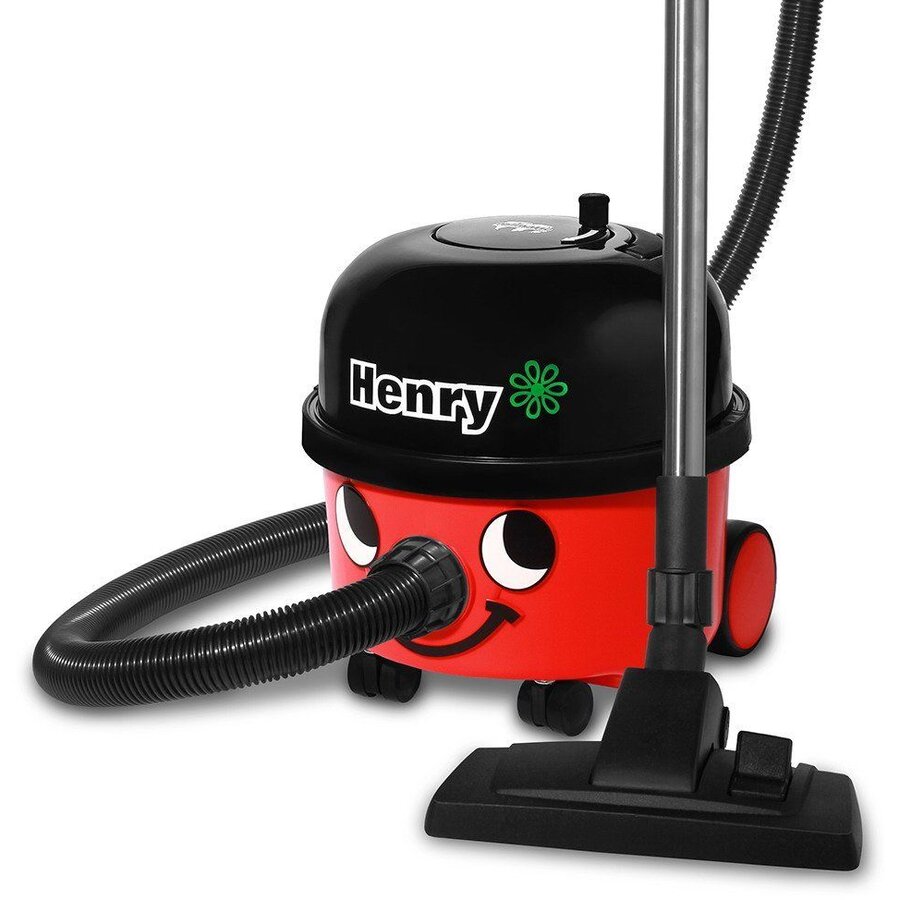 Oferte la Aspirator Cu Cilindru HVR200 Cu Sac Praf 9l 620W 8.5kg 72dB Cablu 10m Filtru HEPA Rosu/Negru