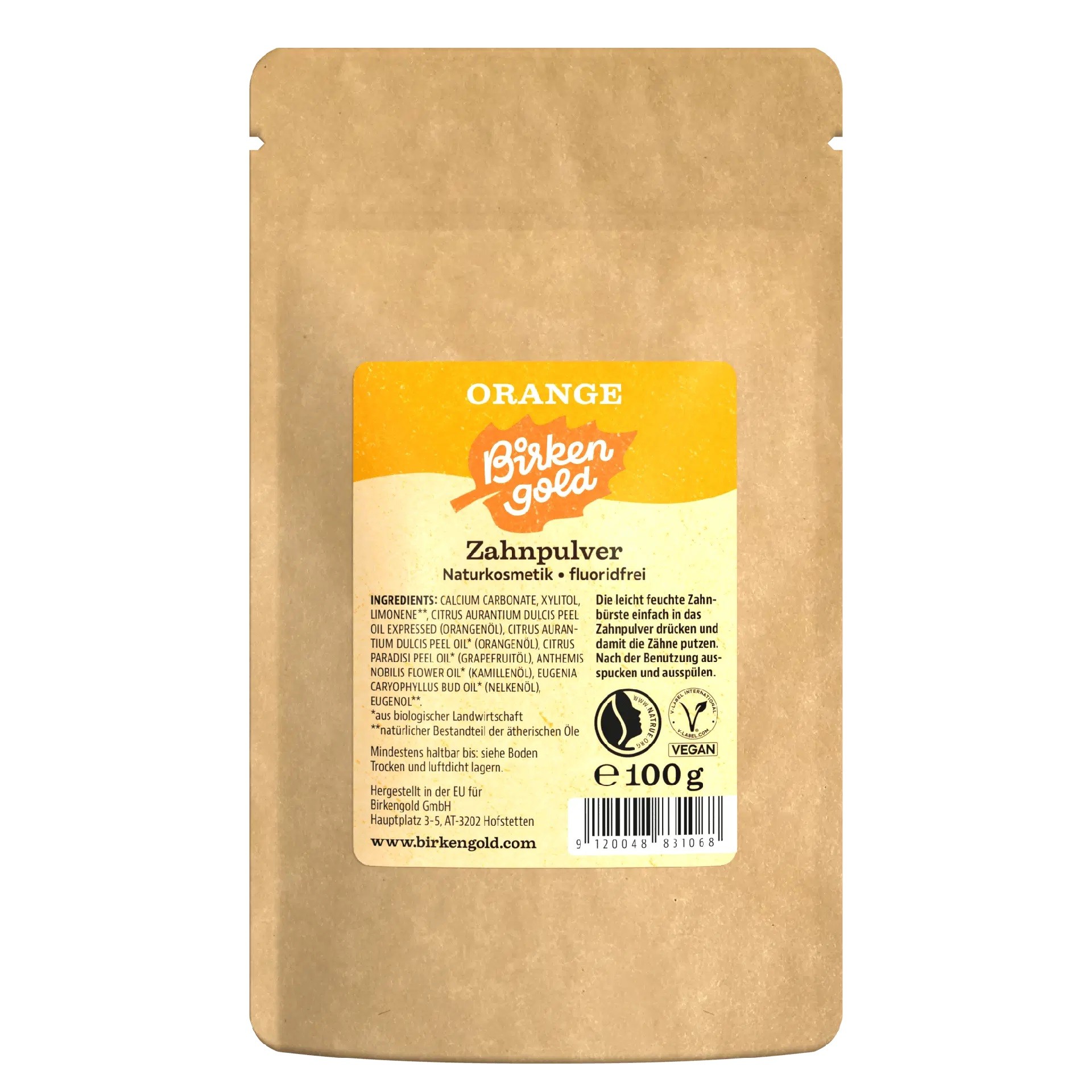 Oferte la Pulbere pentru dantura cu portocale si xylitol, 100g Birkengold