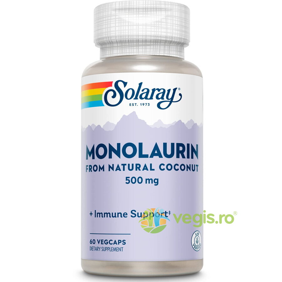 Oferte la Monolaurin 500mg 60cps Secom,