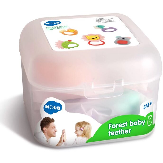 Oferte la Set 5 Jucarii pentru Dentitie in Cutie Forest Baby