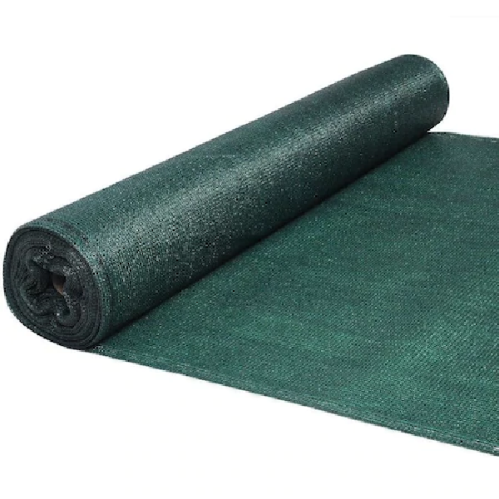 Oferte la Plasa de umbrire 80%, antivant, polietilena, verde inchis, 1.7 x 50 m, 80 gr/mp