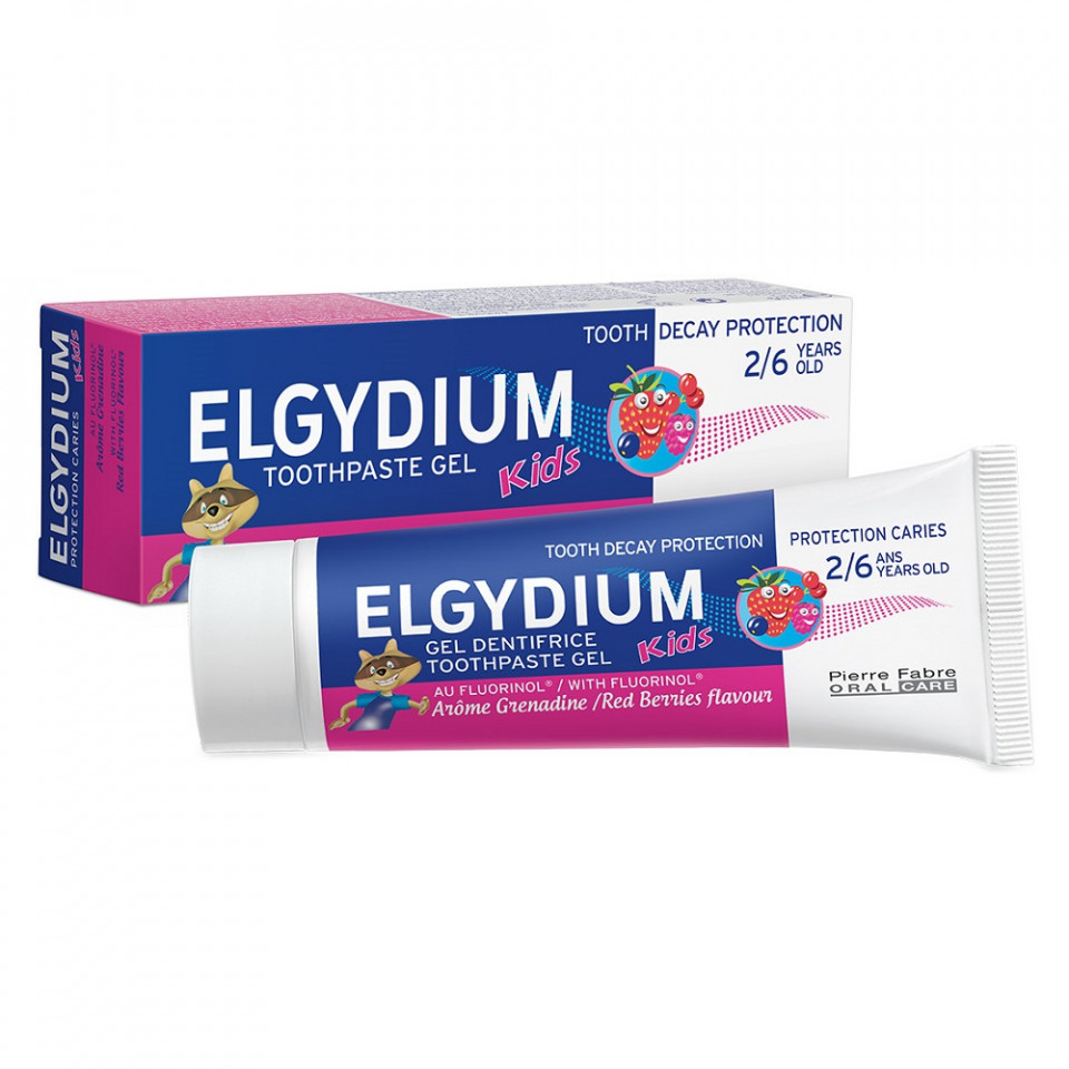 Oferte la Pasta de dinti pentru copii cu aroma de fructe de padure, 2-6 ani, Elgydium Kids (Gramaj: 50 ml, Concentratie: Pasta de dinti)