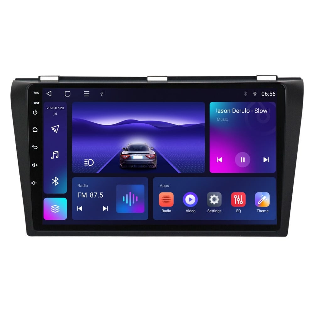 Oferte la Navigatie dedicata cu Android Mazda 3 2003 - 2009, 4GB RAM, Radio GPS Dual Zone, Display HD IPS 9" Touchscreen, Internet Wi-Fi, Bluetooth, MirrorLink, USB