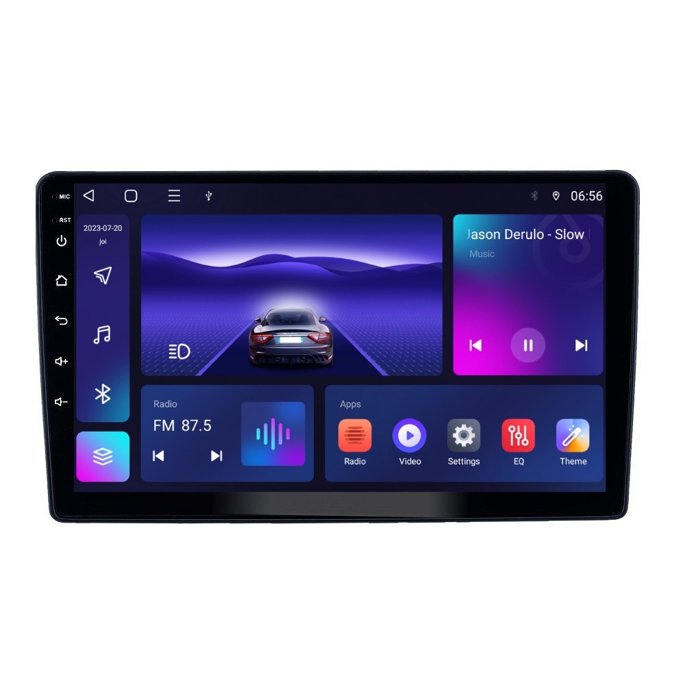 Oferte la Navigatie dedicata cu Android Peugeot 307 2000 - 2013, 4GB RAM, Radio GPS Dual Zone, Display HD IPS 9" Touchscreen, Internet Wi-Fi, Bluetooth, MirrorLink, USB