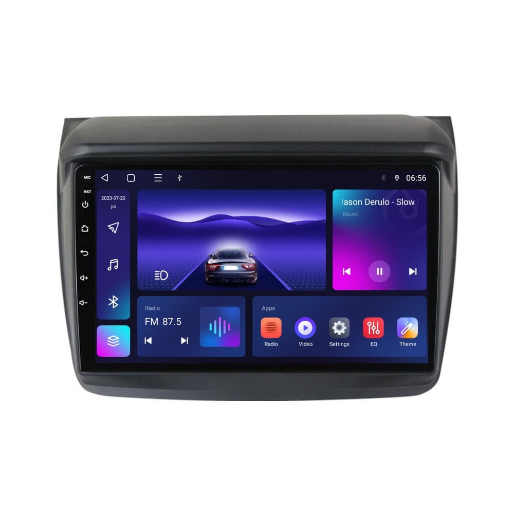 Oferte la Navigatie dedicata cu Android Mitsubishi L200 2005 - 2015, 4GB RAM, Radio GPS Dual Zone, Display HD IPS 9" Touchscreen, Internet Wi-Fi, Bluetooth, MirrorLink, USB