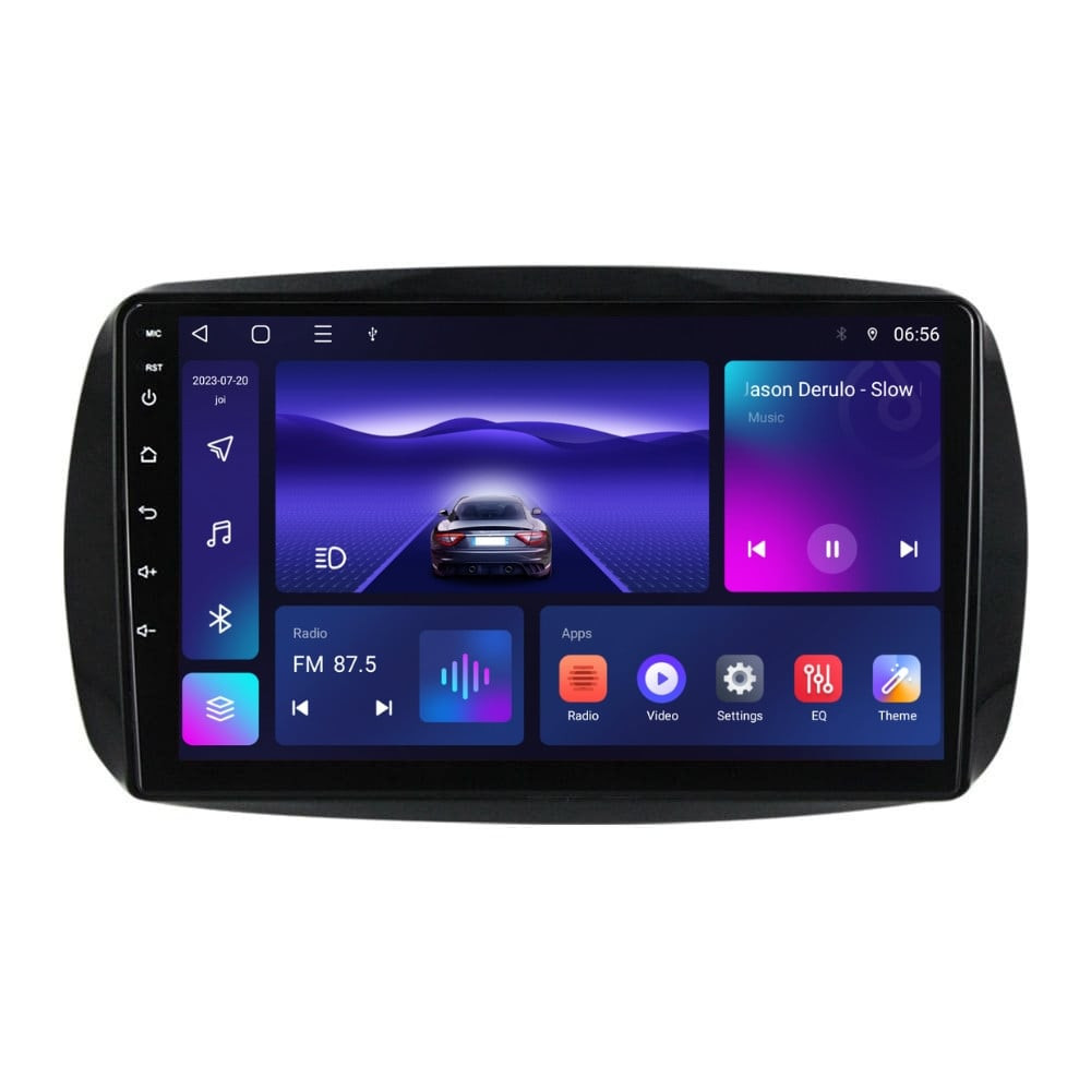 Oferte la Navigatie dedicata cu Android Smart Forfour dupa 2014, 4GB RAM, Radio GPS Dual Zone, Display HD IPS 9" Touchscreen, Internet Wi-Fi, Bluetooth, MirrorLink, USB