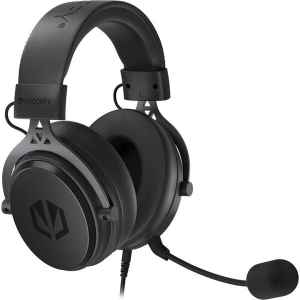 Oferte la Casti Gaming Stereo USB 1x Jack 3.5mm 20Hz - 20kHz 32Ω 98dB 53mm Unilateral Cablu 2.7m 37g Negru