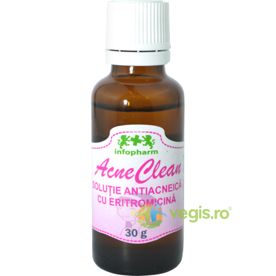 Oferte la Acneclean Solutie Antiacneica cu Eritromicina 30g