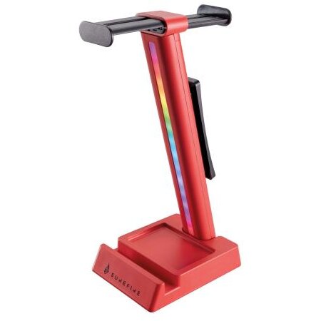 Oferte la Stand Casti Vinson N1 Dual Gaming RGB Rosu