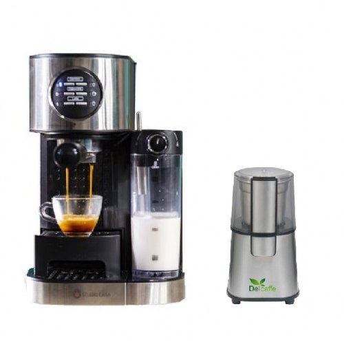 Oferte la Pachet Espressor Cafea Sc509 Barista Latte 15bar Rezervor Lapte + Rasnita Del Caffe Grind Master 220w 60g