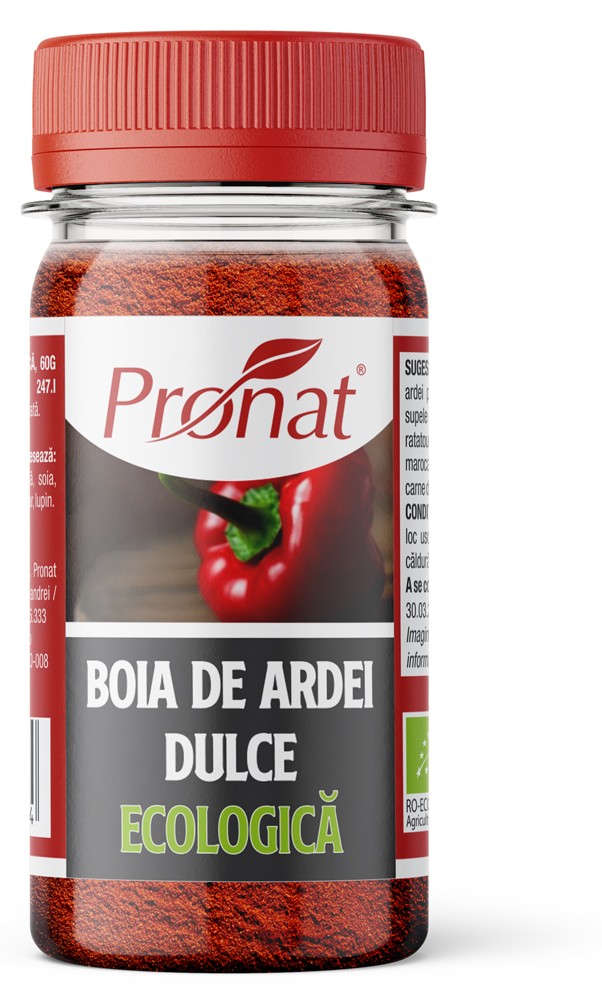 Oferte la Boia bio de ardei dulce, 60g Pronat
