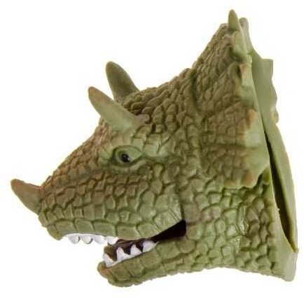 Oferte la Marioneta deget cauciuc Dinozaur Triceraptos