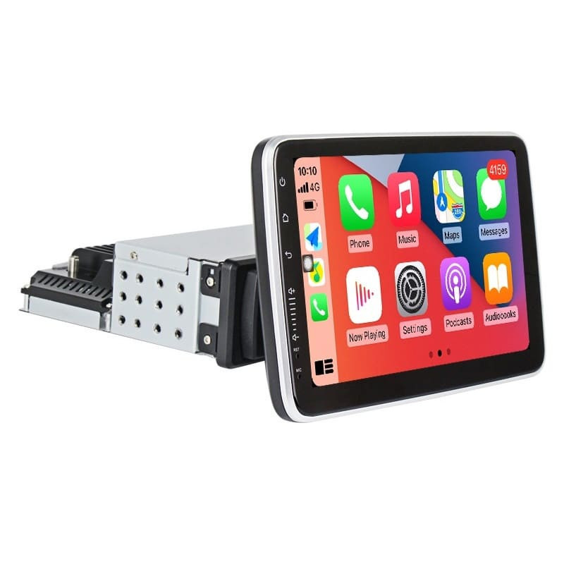 Oferte la Navigatie 1DIN cu Android Rover 45 2000 - 2005, 4GB RAM, Radio GPS Dual Zone, Display HD IPS 10" reglabil 360 grade, Internet Wi-Fi si slot SIM 4G, Bluetooth, MirrorLink, USB