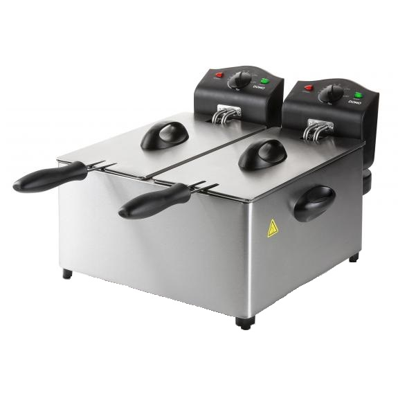 Oferte la Resigilat!Friteuza dubla DO560FR, 2 x 3L, 3500 W