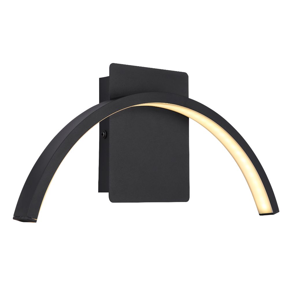 Oferte la Aplica exterior Globo Naggy, metal, LED 6 W, negru, 300 x 140 x 50 mm