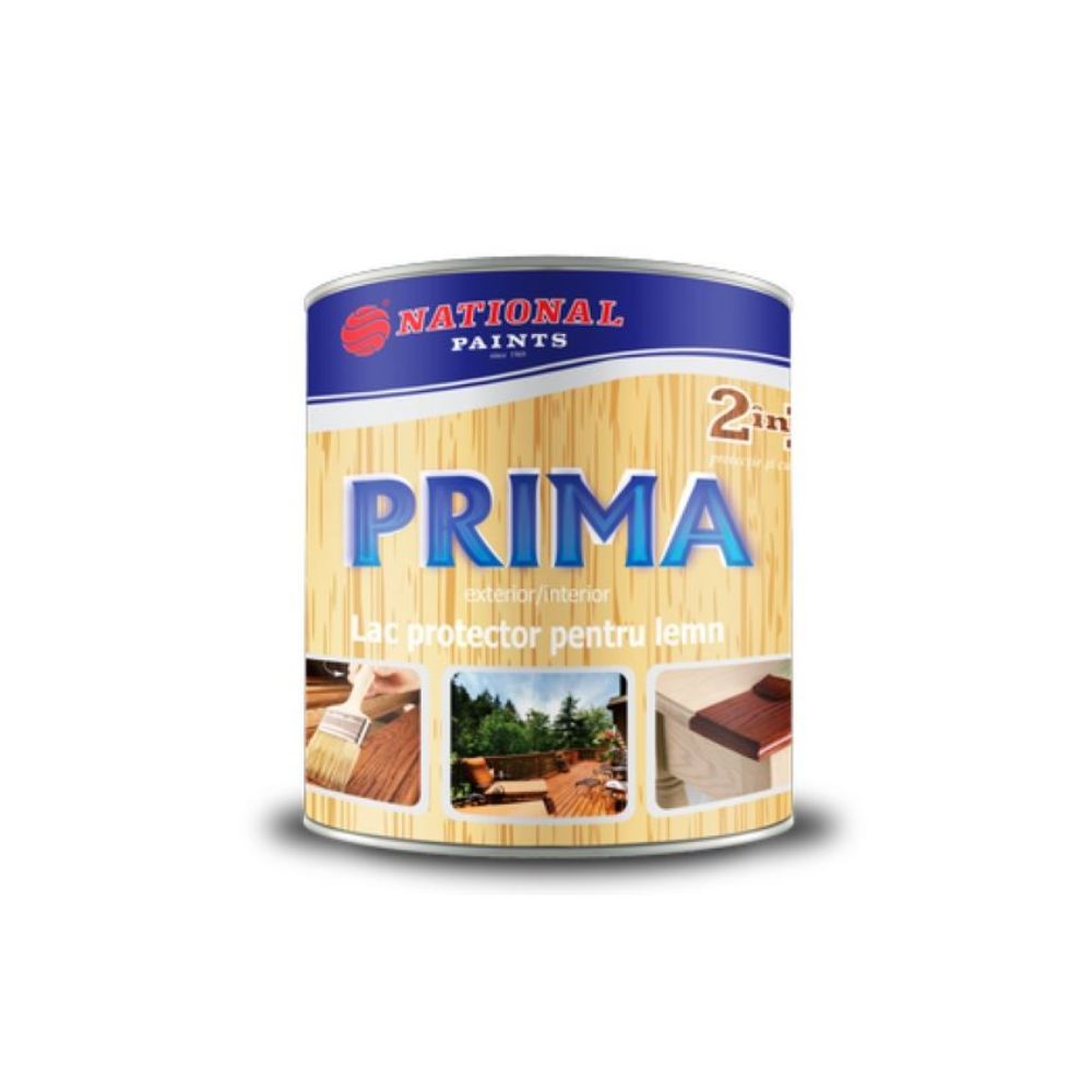 Oferte la Lac protector pentru lemn PRIMA 5050BL, pe baza de solvent, interior/exterior, incolor, 20 l
