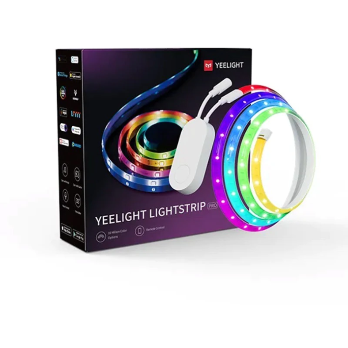 Oferte la Banda LED RGB Inteligenta Lightstrip Pro Wi-Fi Sicronizare Jocuri PC/Muzica Compatibil Razer Chroma™ Control Vocal 5.1W 2m