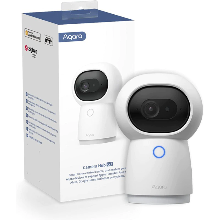 Oferte la Camera Supraveghere Interior CH-H03 Unghi 360grade Recunoastere Faciala Hub G3 Alb