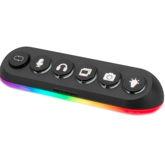 Oferte la HUB USB  Desck 5 RGB 5 Negru