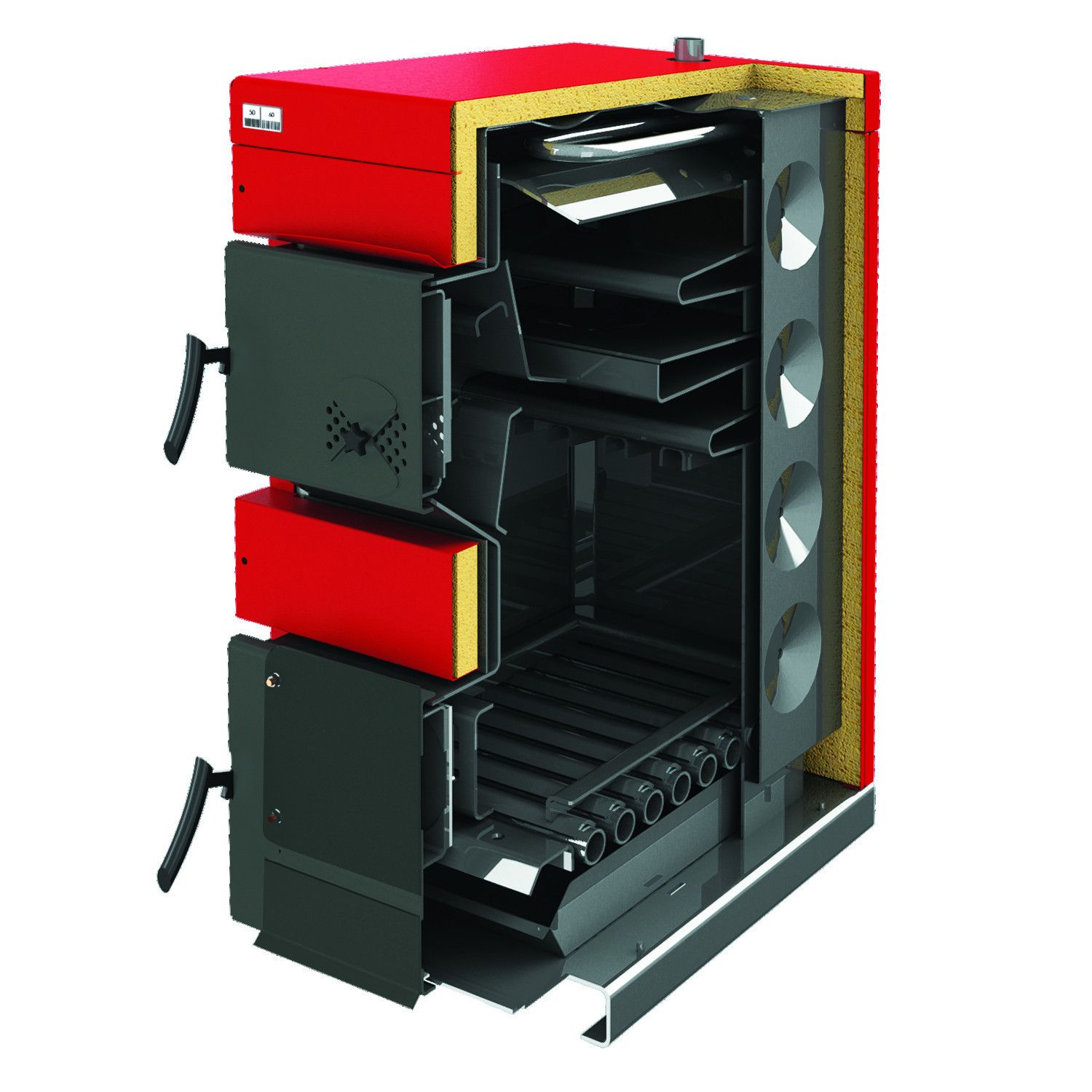 Oferte la Centrala mixta combustibil solid si peleti Burnit NWB MAX 55 kW si Arzator pe peleti Pell Eco 35 kW