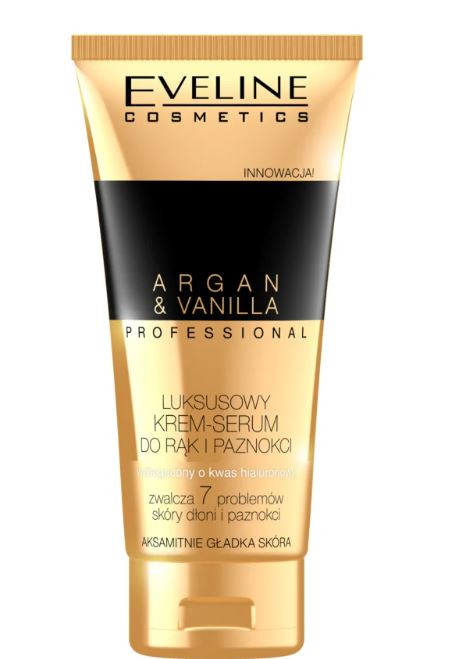 Oferte la Crema de maini Eveline Cosmetics Argan&Vanilla, 100 ml