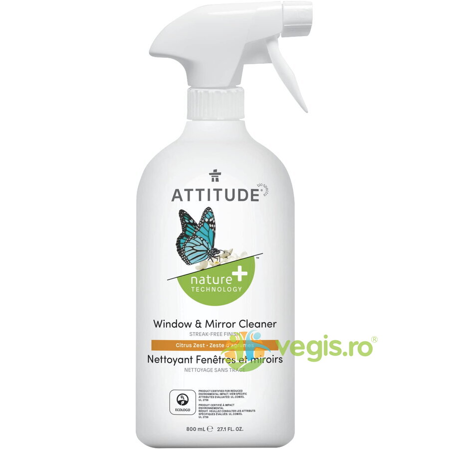 Oferte la Solutie de Curatat Geamuri si Oglinzi cu Coaja de Citrice 800ml