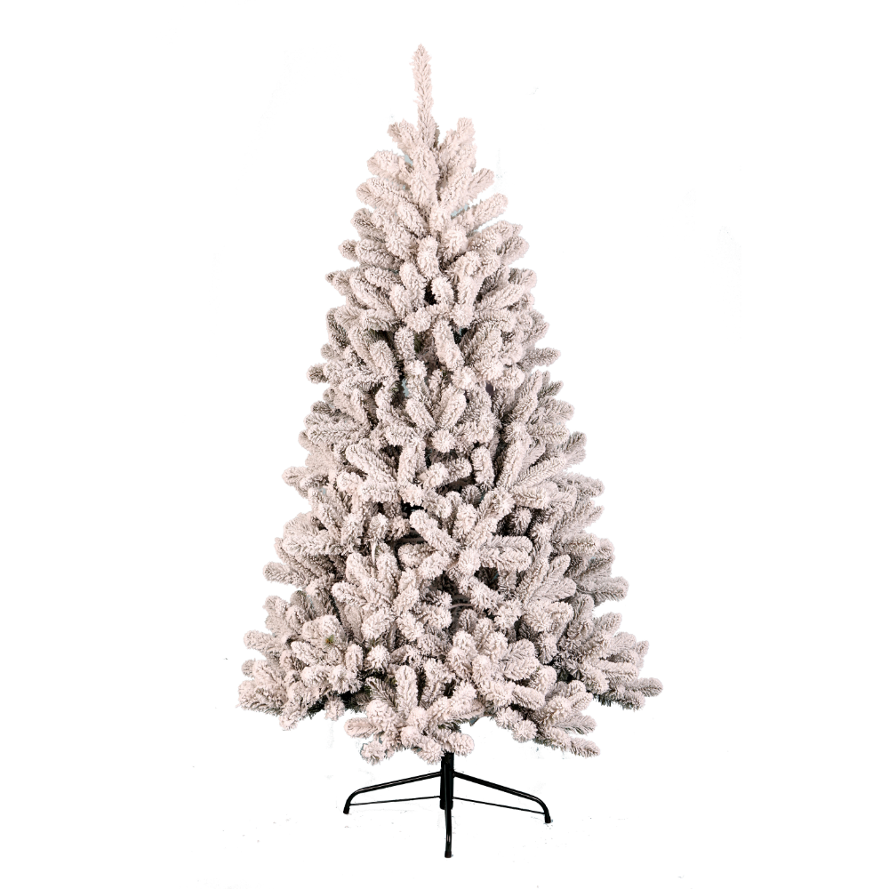 Oferte la Brad artificial nordic cu zapada, PVC, cu suport de fier, 180 cm
