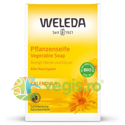 Oferte la Sapun Vegetal cu Extract de Galbenele 100g