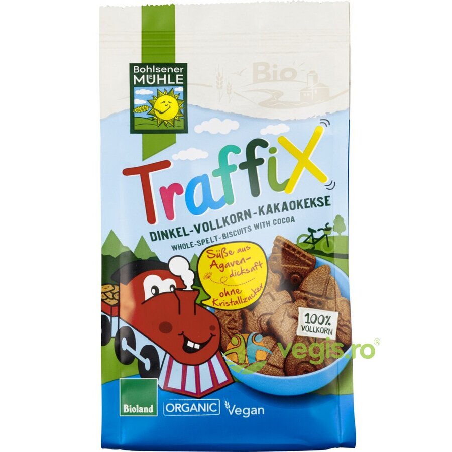 Oferte la Biscuiti din Spelta cu Ciocolata Indulciti cu Agave Ecologici/Bio 125g